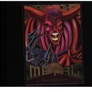 1995 Fleer Marvel Metal Brimstone Love #44 Base Card X-Men 2099